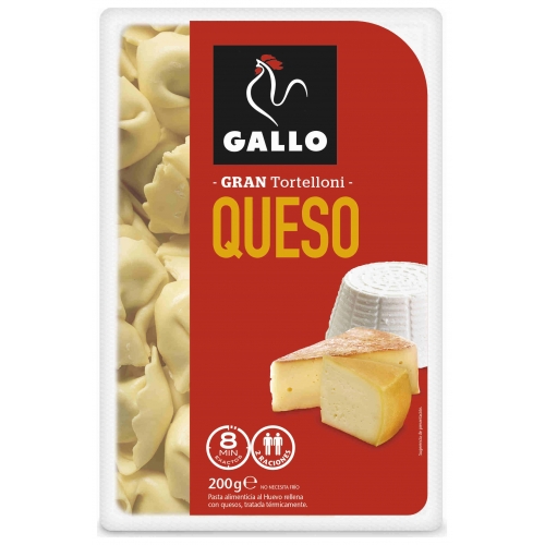 Pasta Tortellini Gallo Formatge Safata 200g