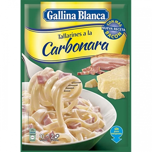 Pasta Gallina Blanca Tallarins a la Carbonara 1 un.