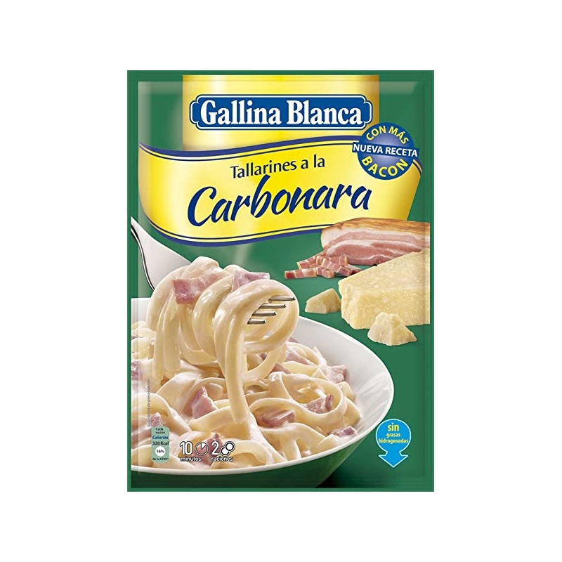Pasta Gallina Blanca Tallarins a la Carbonara 1 un.