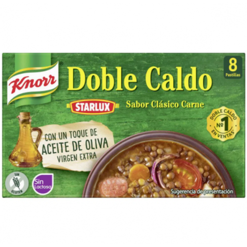 Brou Knorr Doble Pastilles Carn 8 past.