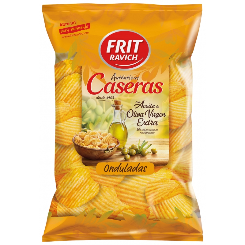 Patates Fregides Caseres Ondulades Frit and Ravich