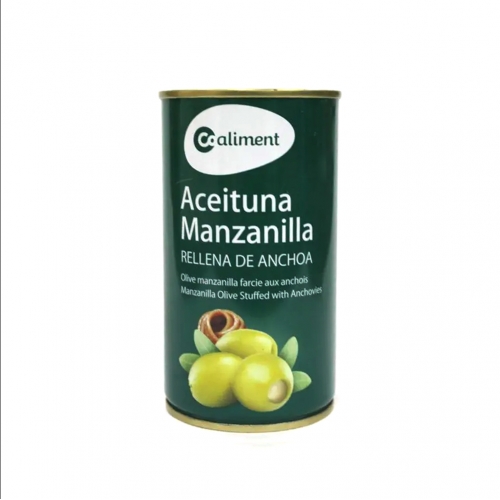 Aceitunas Rellenas de Anchoa Manzanilla Coaliment 350 g