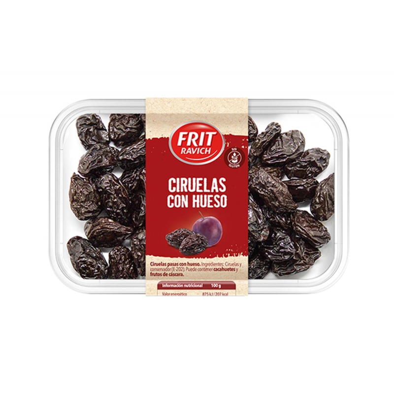 Prunes amb Pinyol Frit and Ravich 200 g