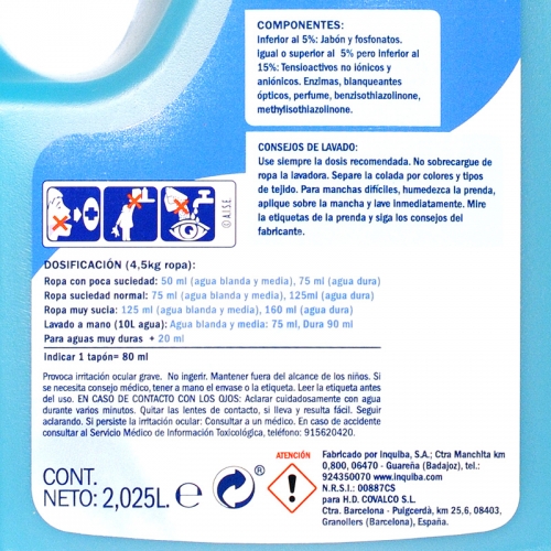 Detergente Azul Coaliment