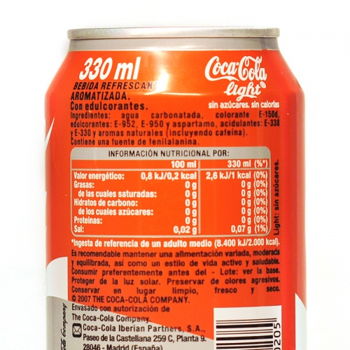 Launa de Cocacola light
