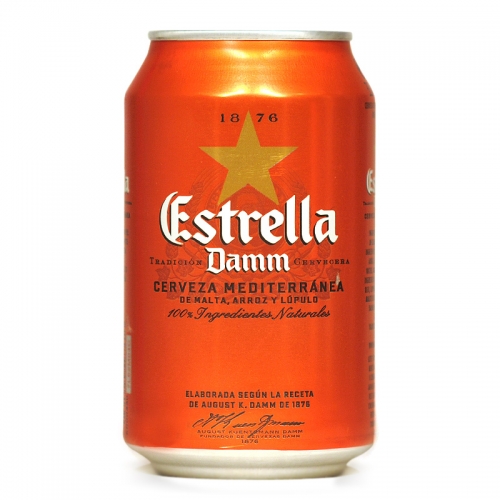Cervesa Estrella Damm llauna