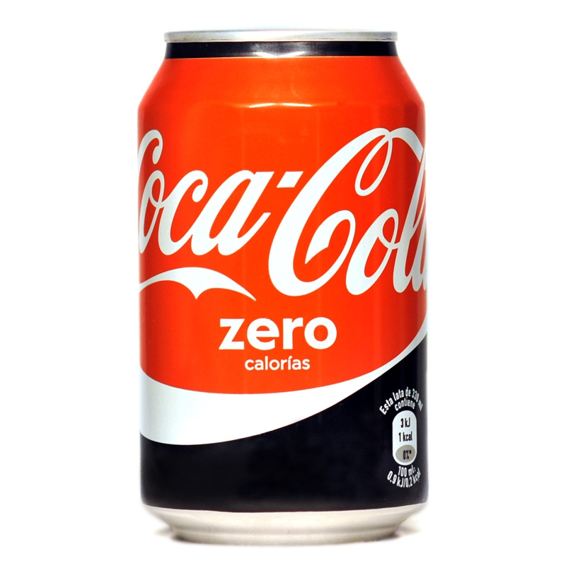Lata de Cocacola  zero