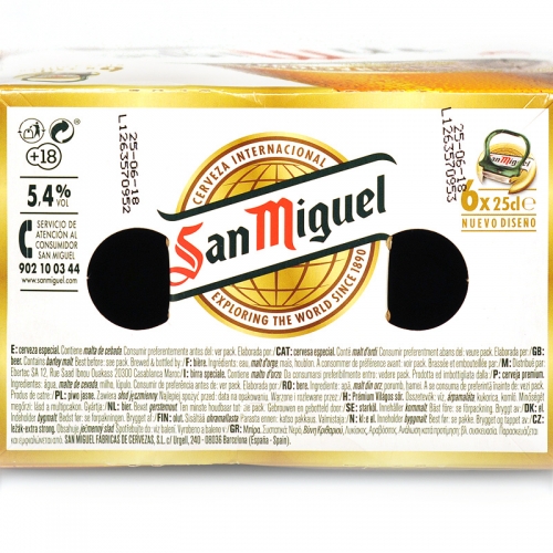 Cervesa San Miguel Pack 6 25cl