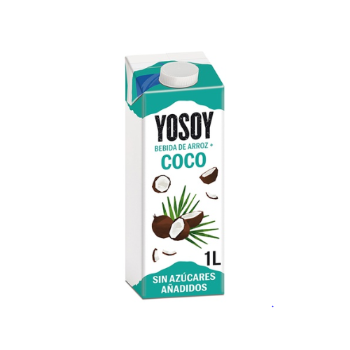 Beguda de coco i arròs Yosoy 1L