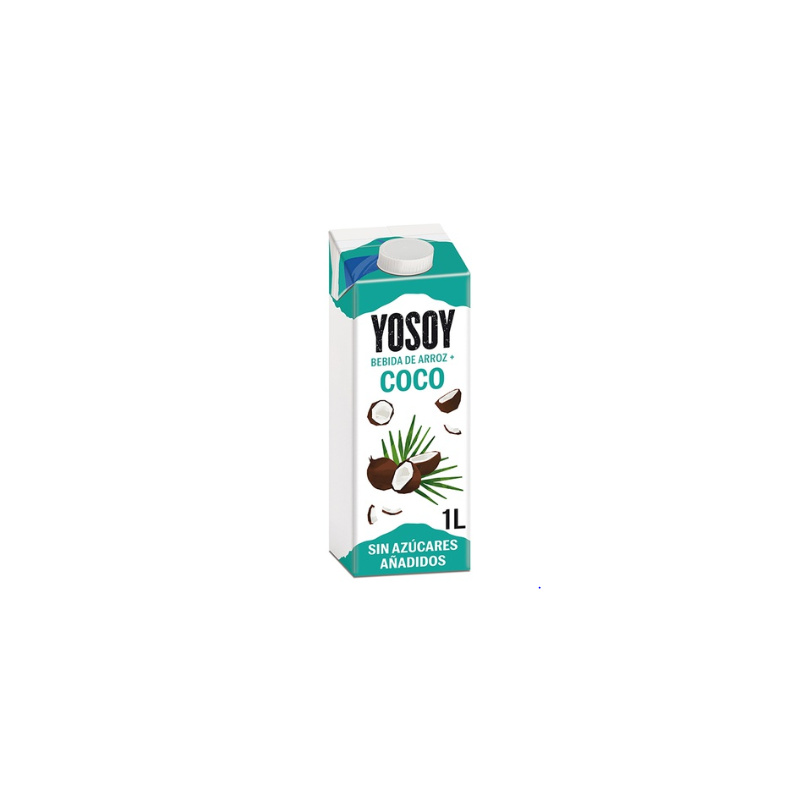 Beguda de coco i arròs Yosoy 1L